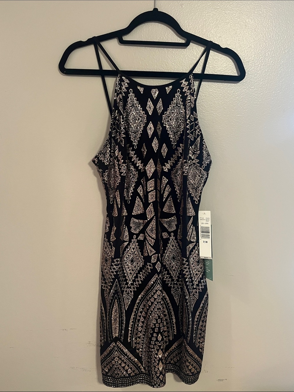 Sparkle mini dress